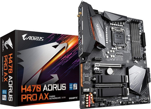 Motherboard Gigabyte H470 Aorus Pro Ax/intel 10/lga1200/ddr4