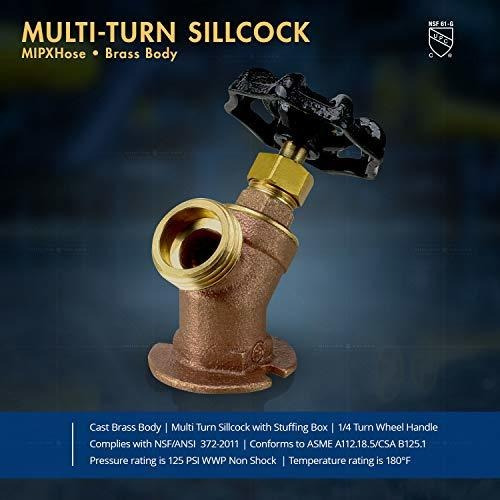 Midline Valve 6956 Bibb Para Manguera Estuche Relleno Fip 3