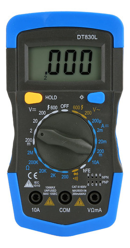Multímetro Digital Portátil Portátil Lcd Mini Dc Ac De Volta