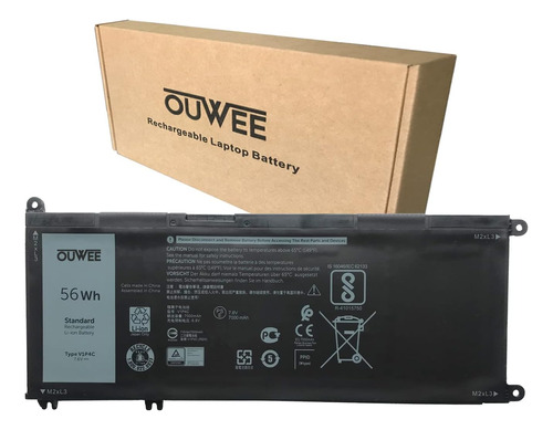 Ouwee V1p4c 56wh Batería P/ Dell Chromebook 13 3380 14 7486 