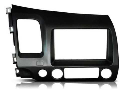 Moldura 2 Din Honda Civic 2007- 2011 Preto