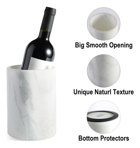 Enfriador De Botellas De Vino De Mármol Enfriador Portátil