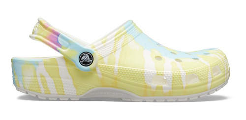 Crocs Classic Tie Dye De Adultos Amarillo