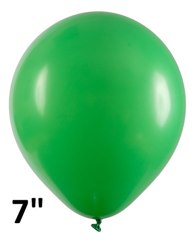 Balão Bexiga Redondo 7 Verde Folha - 50 Unid - Art Latex