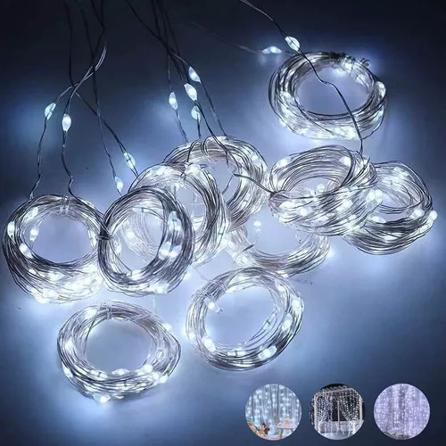 Cadena De Luces Led Decorativas Para Cortinas, 3 M X 2 M, Lu