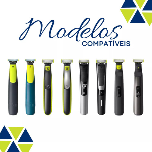 Kit 2 Refil Lâmina De Reposição Para Oneblade Qp210/50p