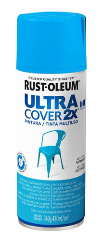 Esmalte Ultra Cover 430ml Azul Rust Oleum