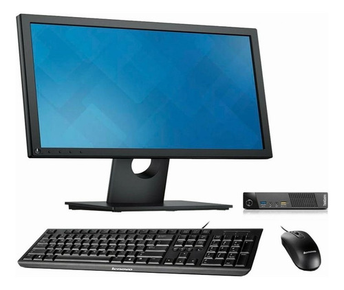 Kit Mini Pc Lenovo, Core I3, 240 Ssd, 8 Gb Ram, Monitor 19 (Reacondicionado)