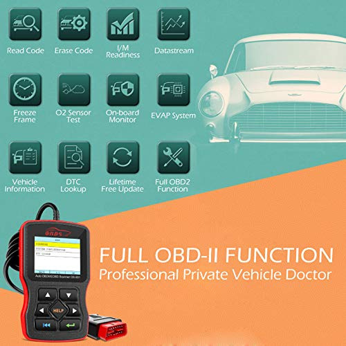 Escáner Obdscar Os601 Obd2 Universal De Avería En El Motor A