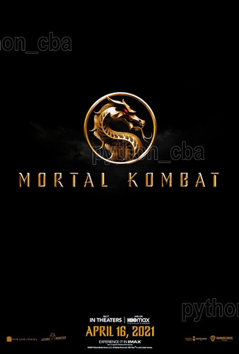 Pósters Película Mortal Kombat - 2021 - 42x30cm..