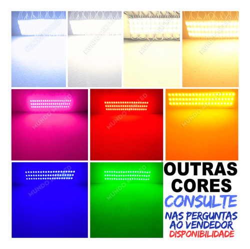 600pçs Módulo Led String Led Ip67 3led 5730 1,7w Frio 6500
