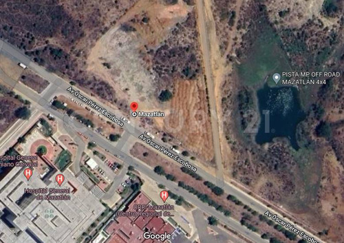 Terreno En Venta En Mazatlan, Sinaloa, Mexico. 37,566 M2 Frente A Nuevo Hospita