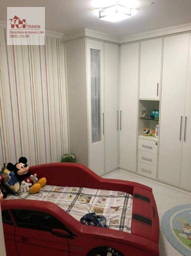 Imagem 4 de 30 de Sobrado Com 4 Dormitórios À Venda, 204 M² Por R$ 852.000,00 - Parque Novo Oratório - Santo André/sp - So0636