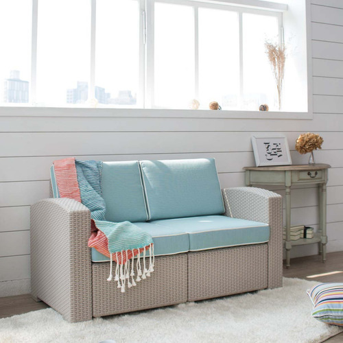 Sillón Cómodo Tipo Rattan Para Interior/exterior Durable