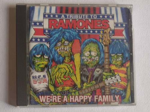 A Tribute To Ramones We're A Happy Family Cd (Usado)