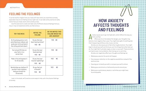 Cuaderno De Ejercicios Sobre Ansiedad Para Niños: Más De 50