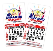 Comprar 200 Mini Calendário Brinde Personalizados Anual! Sua Logo!
