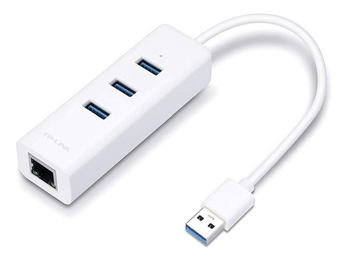 Adaptador Usb 3.0 Hub + Lan Tplink Ue330 Por 3 Puerto, Garan