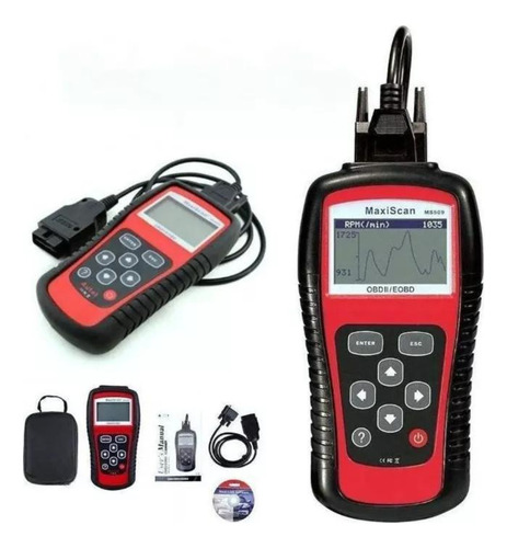 Escaner Auto Maxi Scan Ms509 Obd2 Universal