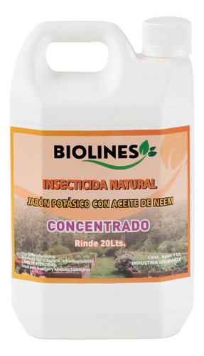 Insecticida Natural Concentrado Líquido 1lt