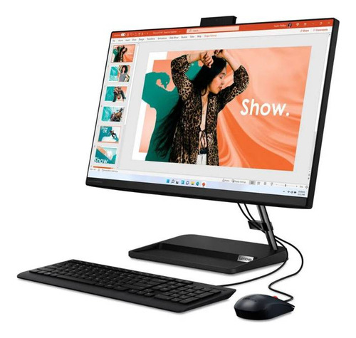 Aio Lenovo Intel Core I3-1215u Ssd 512gb Ram 8gb Led 24 Fhd