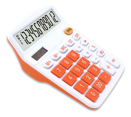 Meichoon Calculadora Grande Naranja, Calculadora Solar De Of