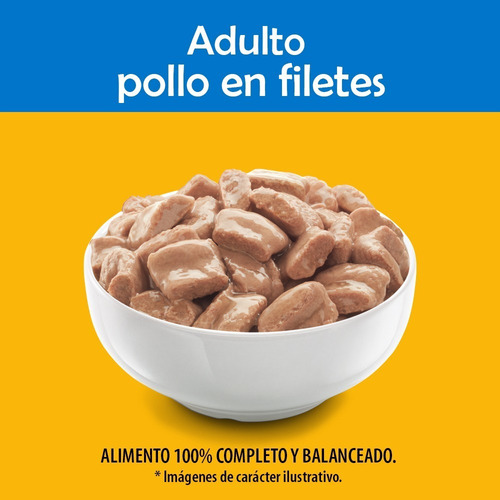 Imagen 3 de 5 de Pedigree, Alimento Perros Adultos, Pollo, 30 Sobres 100g C/u