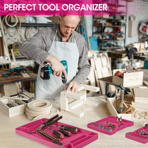Duratech Flexible Tool Tray, Silicone Tool Holder For Mecha.