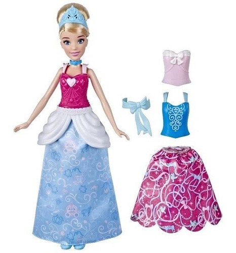 Boneca Princesas Cinderela Troca De Roupa Hasbro E9591 14854