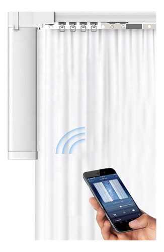 Smart Wifi Curtain Motor Tuya Smart Life Con Pista De