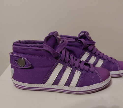 zapatillas adidas mujer violetas