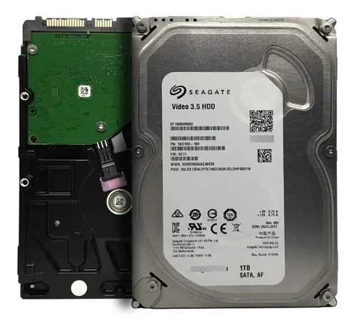 Disco Duro Interno Para Pc, Grabación En Dvr De 1tb Sata (Usado)