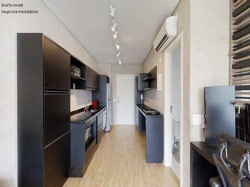 Imagem 5 de 30 de Apartamento À Venda Itaim Bibi, Iluminado, Com Varanda, Sol Da Manhã E Muito Bem Localizado. Ambientes Integrados, Tipo Studio, Entregue Em 2014 Pela Yuny Incorporadora Com Projeto - Ap00594 - 690268