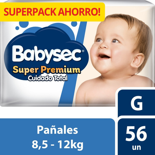 Pañal Babysec Super Premium G X56