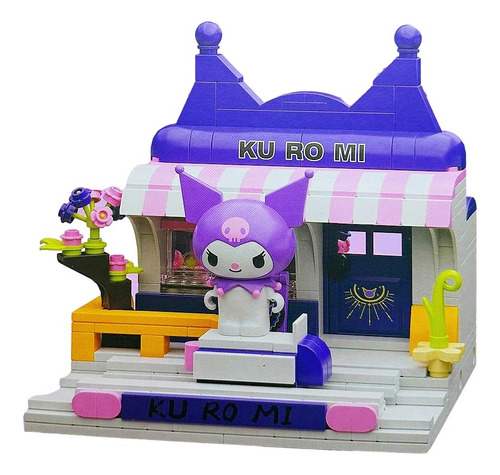 Tiendas Sanrio 4 Modelos Bloques Para Armar Compatible Lego Cantidad De Piezas 2 Versión Del Personaje Kuromi 2