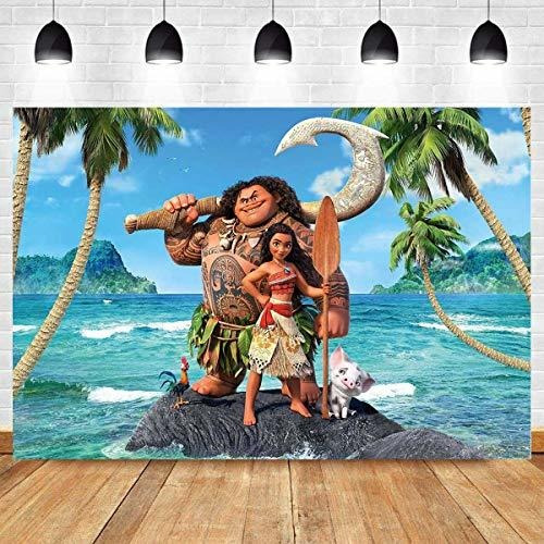 Mmy 4.9 32.5 ft Moana Maui Beach Theme Telon Fondo