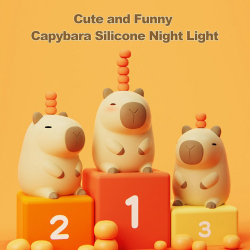 Capybara Night Light Animal Light Usb Rechargeable Capybara