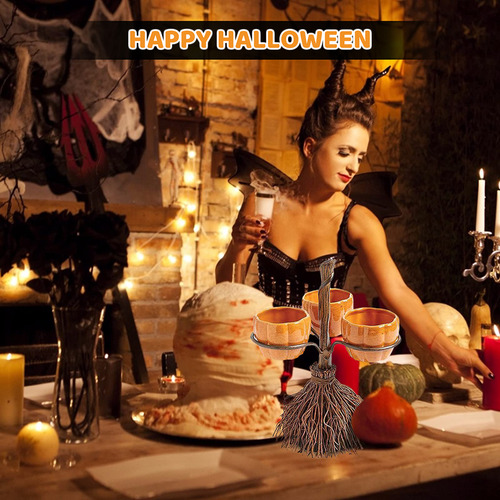Soporte Para Aperitivos Con Forma De Calabaza Para Halloween