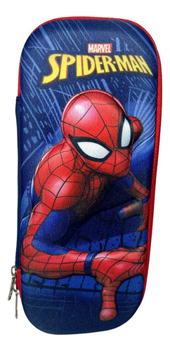 Estojo Box Escolar Herói Homem Aranha Spider Man Marvel