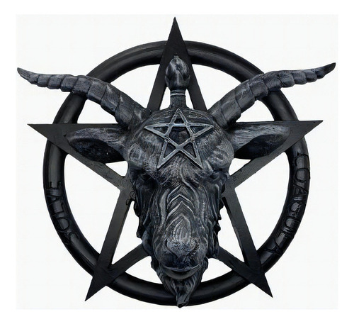 Placa Baphomet 3d Exclusiva Studio Orion - Decoração Resina