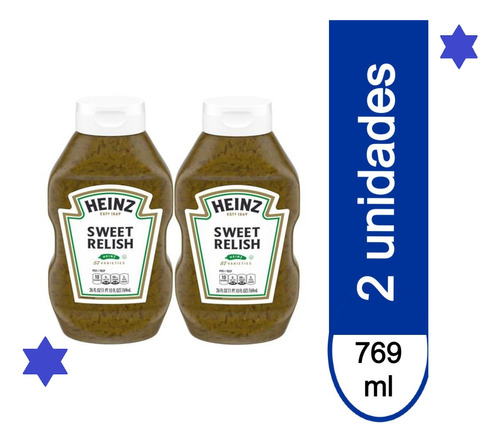 Pepinillos Dulces Heinz Pack X2 - mL a $32