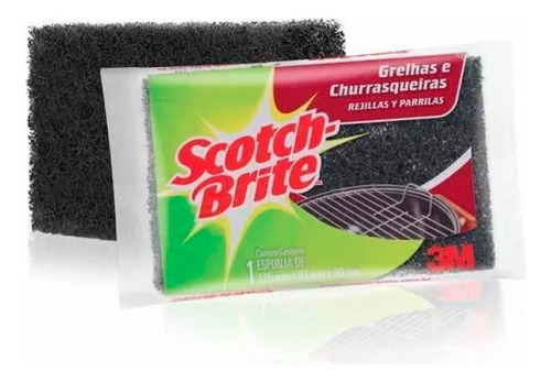 Fibra Verde Extra Fuerte Parrillera Scotch Brite 3m X30 Un