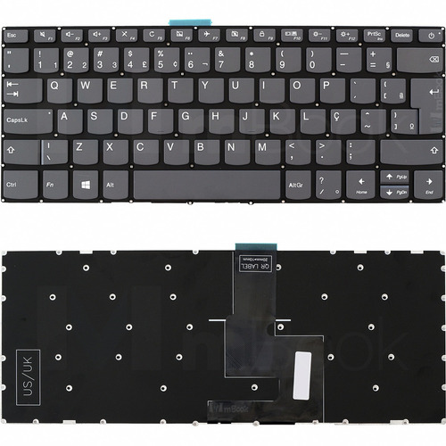 Teclado Lenovo Ideapad 9z.ndssn.101 Sn20m62009 9z.ndssn.11b Cor Conforme Imagens Do Anúncio Idioma