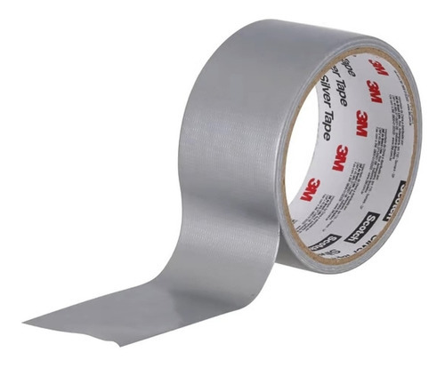 Fita Adesiva Silver Tape 45mmx5m Scotch Cinza 3m Resistente
