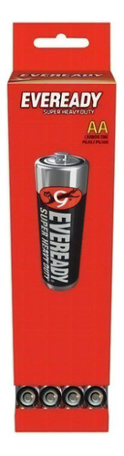 Pilas Eveready Aa Super Heavy Duty Carbon Zinc R6 Caja 60u