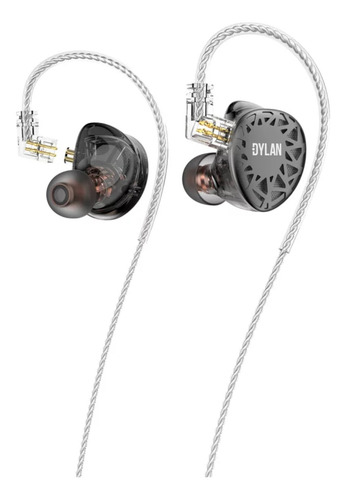 Fone Ouvido In-ear Dylan De-635 Grey Monitor Palco