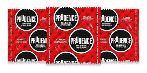Caja De Condones Prudence Clásico Lubricados Con 3