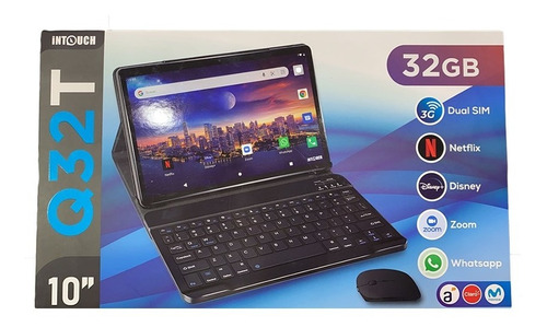 Imagen 2 de 6 de Tablet Con Teclado Mouse Protector Y Lapiz 3g Libre