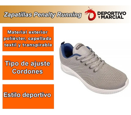 Imagen 3 de 9 de Zapatillas Deportivas Penalty Gramado Urbana Caminar En3x