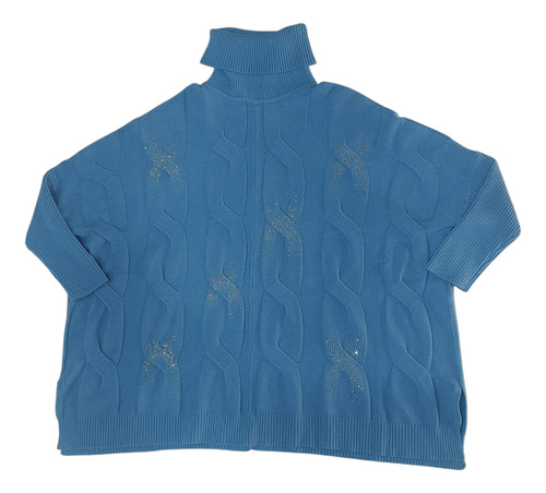 Sweater Oversize Talle Especial Para Mujer Polera